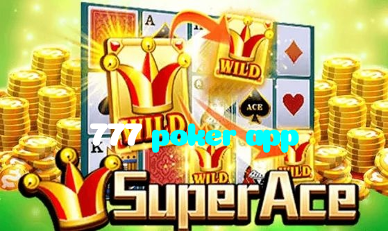 777 poker app casino presented on mobile device in Pakistan with slots and live games